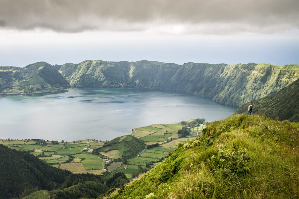 landscape photo of mountain near body of water